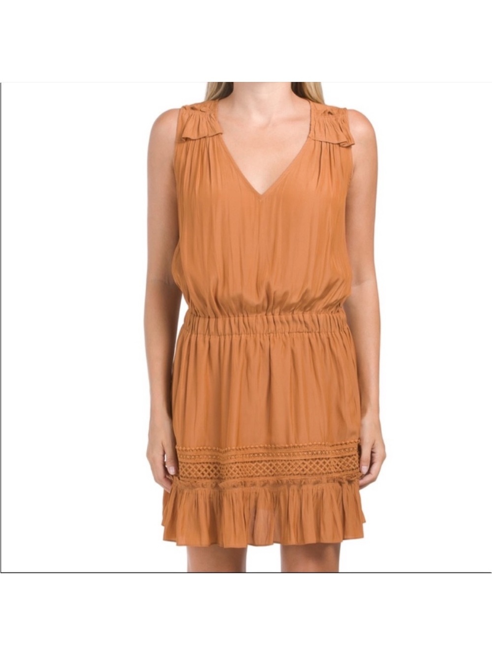 Ramy Brook Cara Ruffle Mini Dress